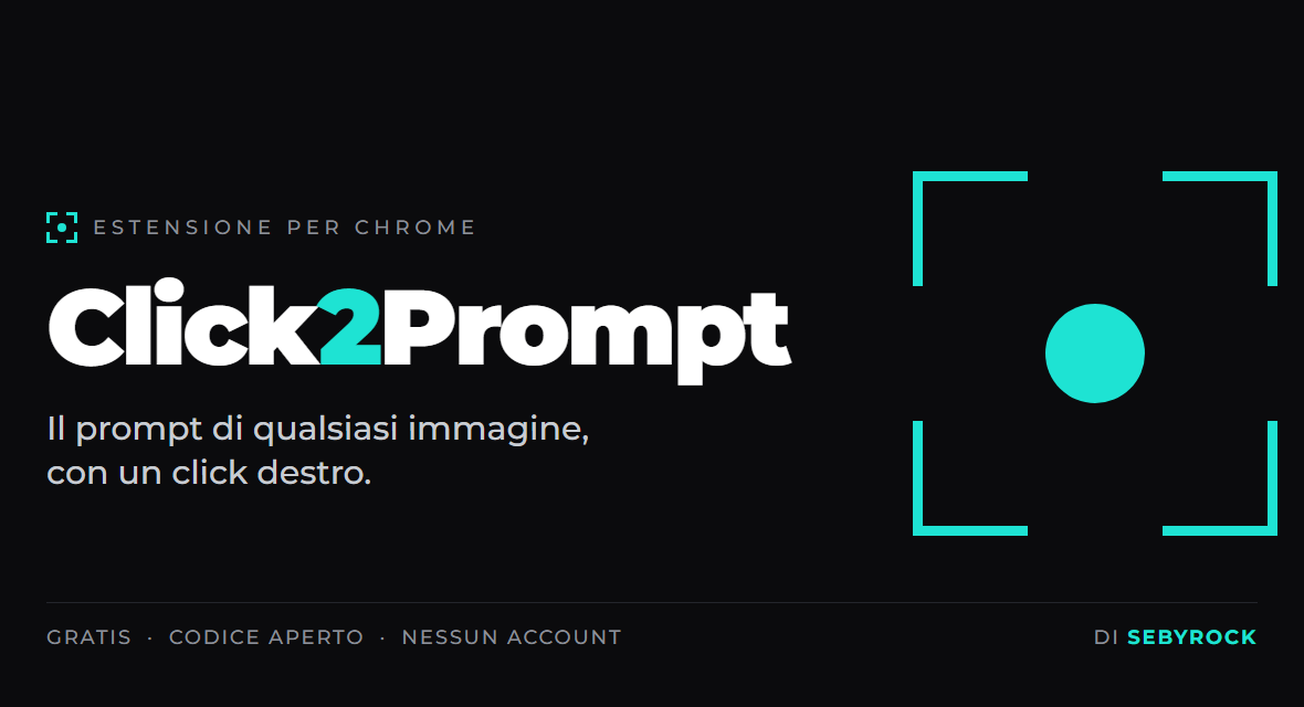Click2Prompt: l’estensione gratuita per google chrome che trasforma ogni immagine in un prompt perfetto